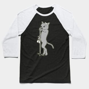 Cat Singing Baseball T-Shirt